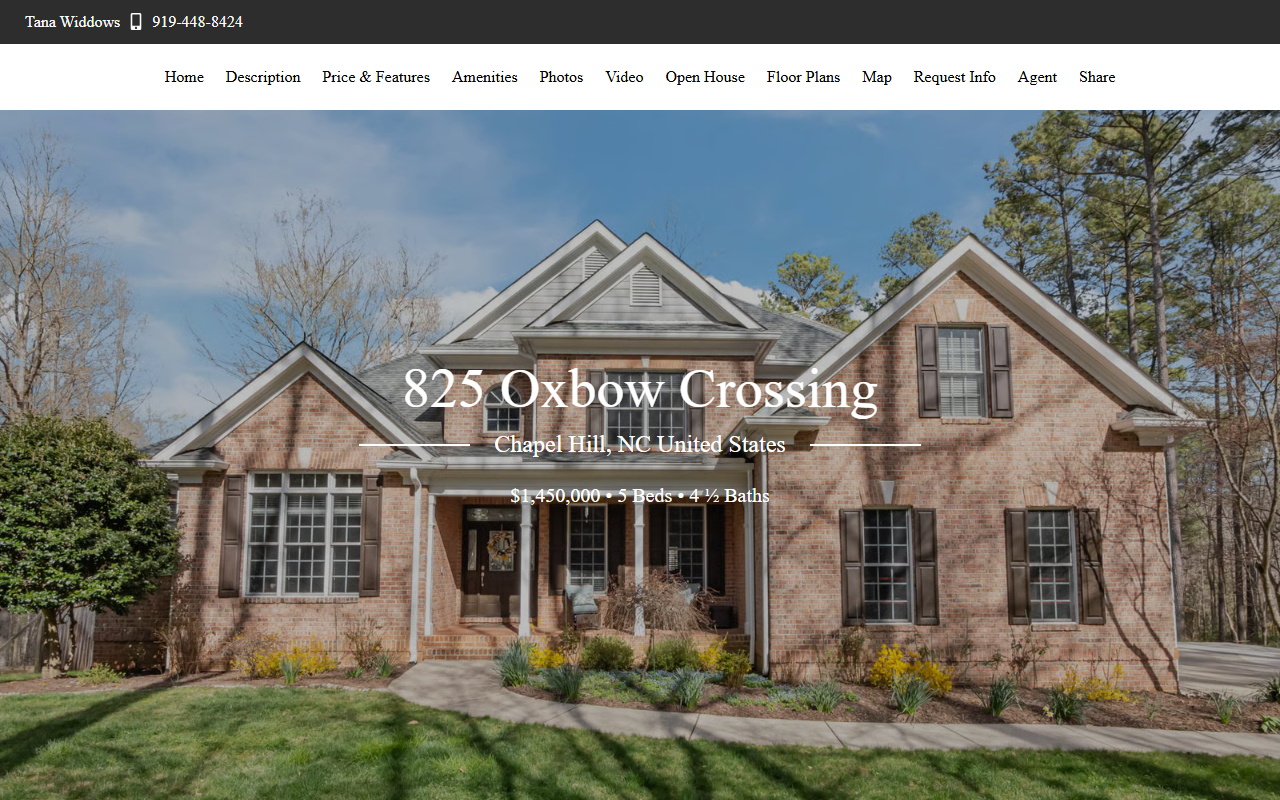 825oxbowcrossing.com screenshot