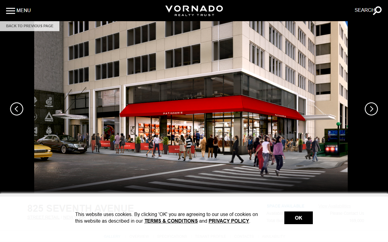 825seventhavenue.com screenshot