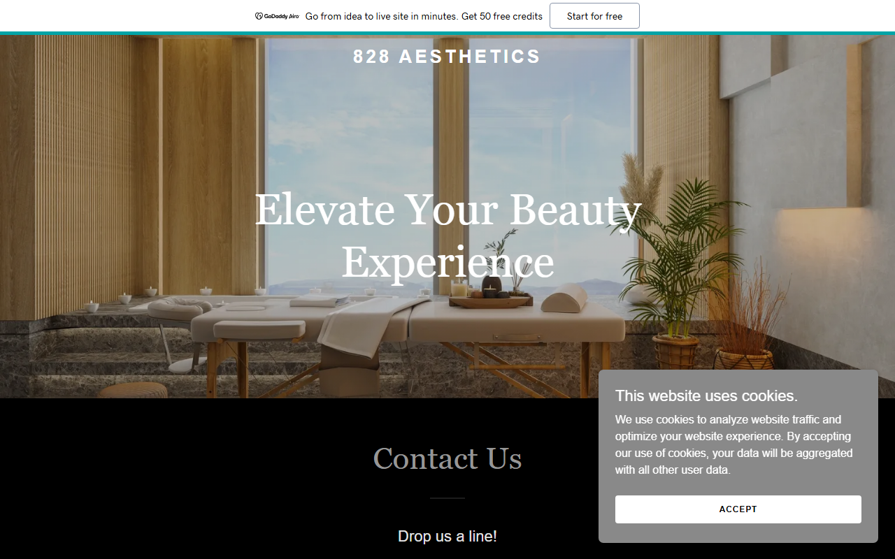 828aestheticsnj.com screenshot