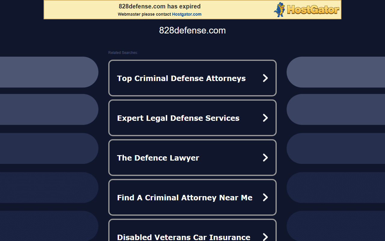 828defense.com screenshot