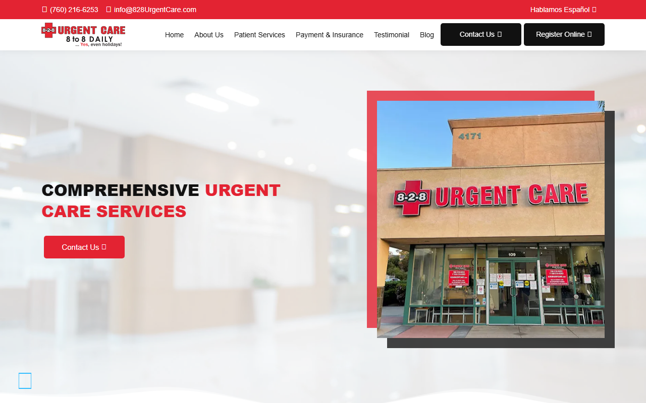 828healthcare.com screenshot