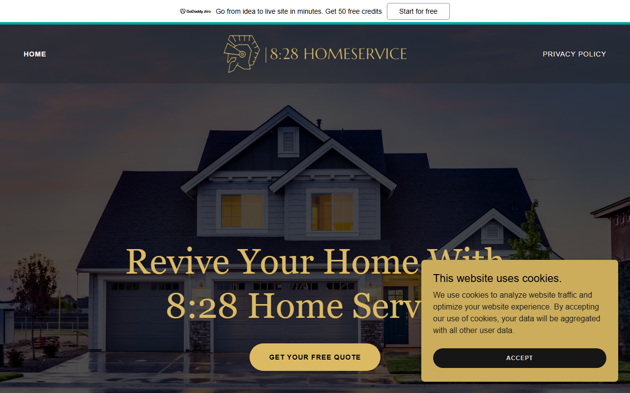 828homeservice.com screenshot