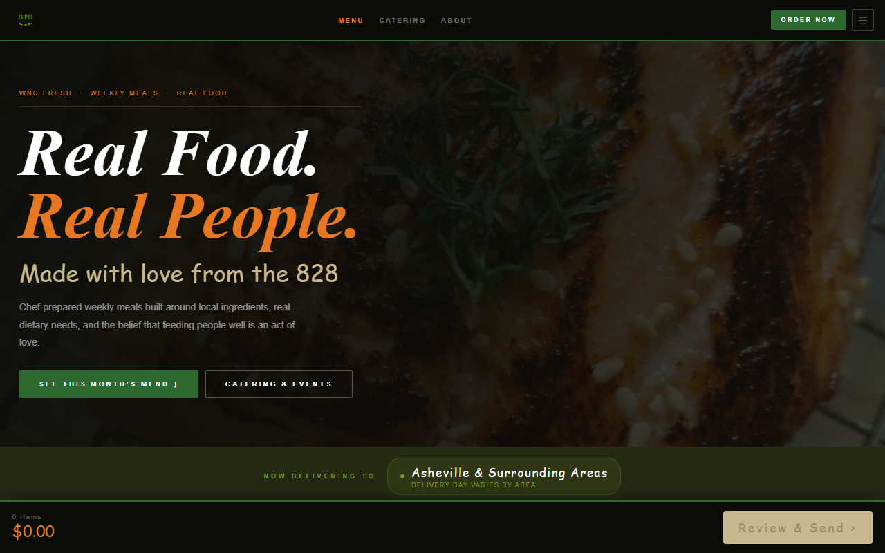 828mealprep.com screenshot