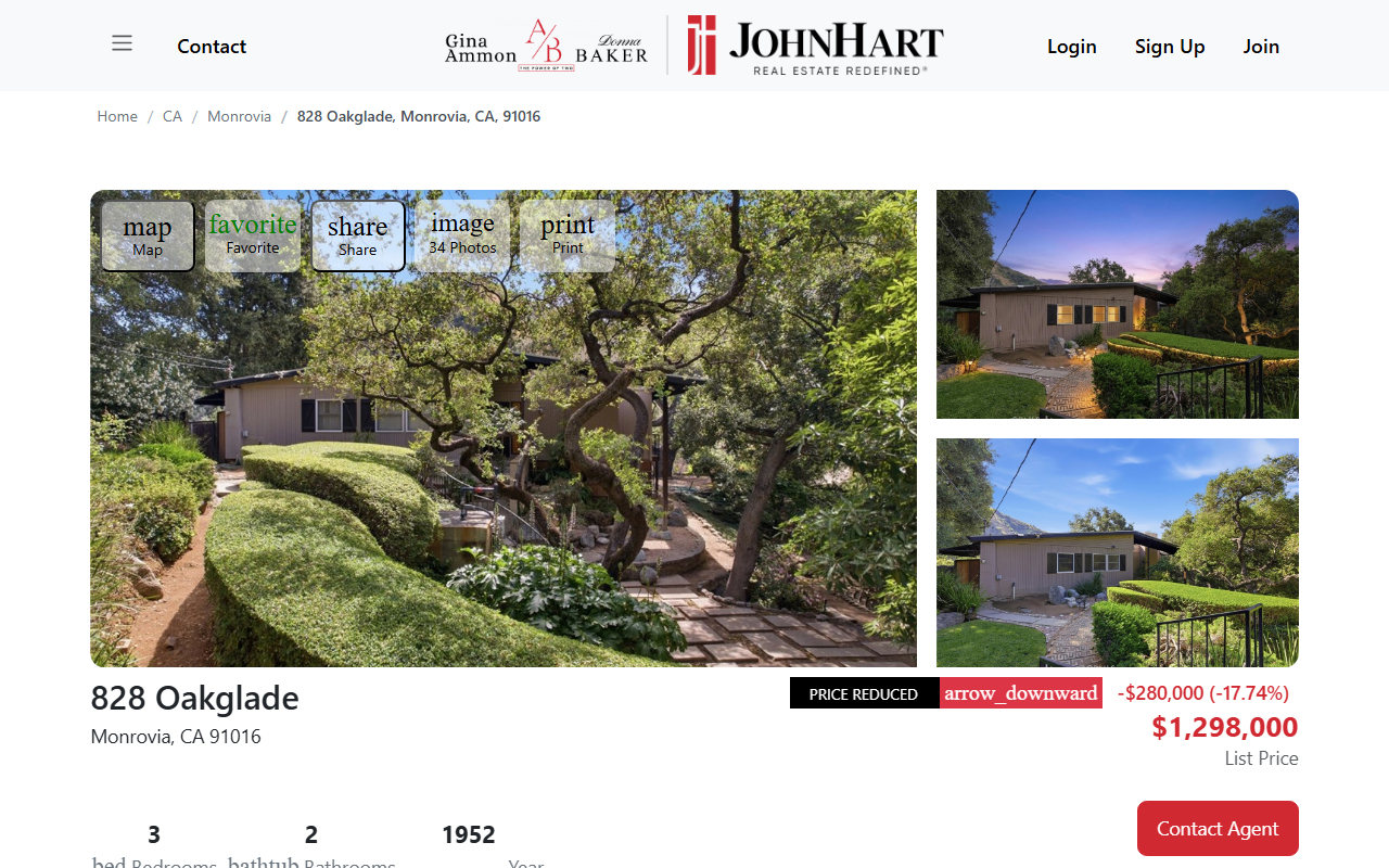 828oakglade.com screenshot
