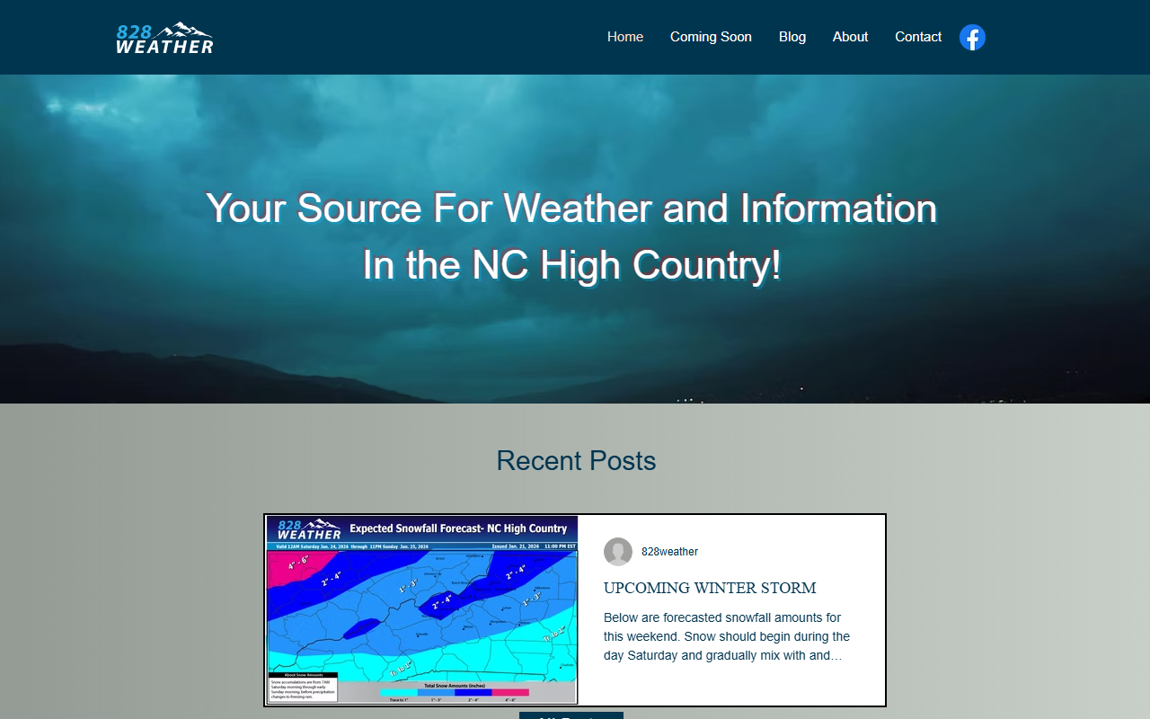 828weather.com screenshot