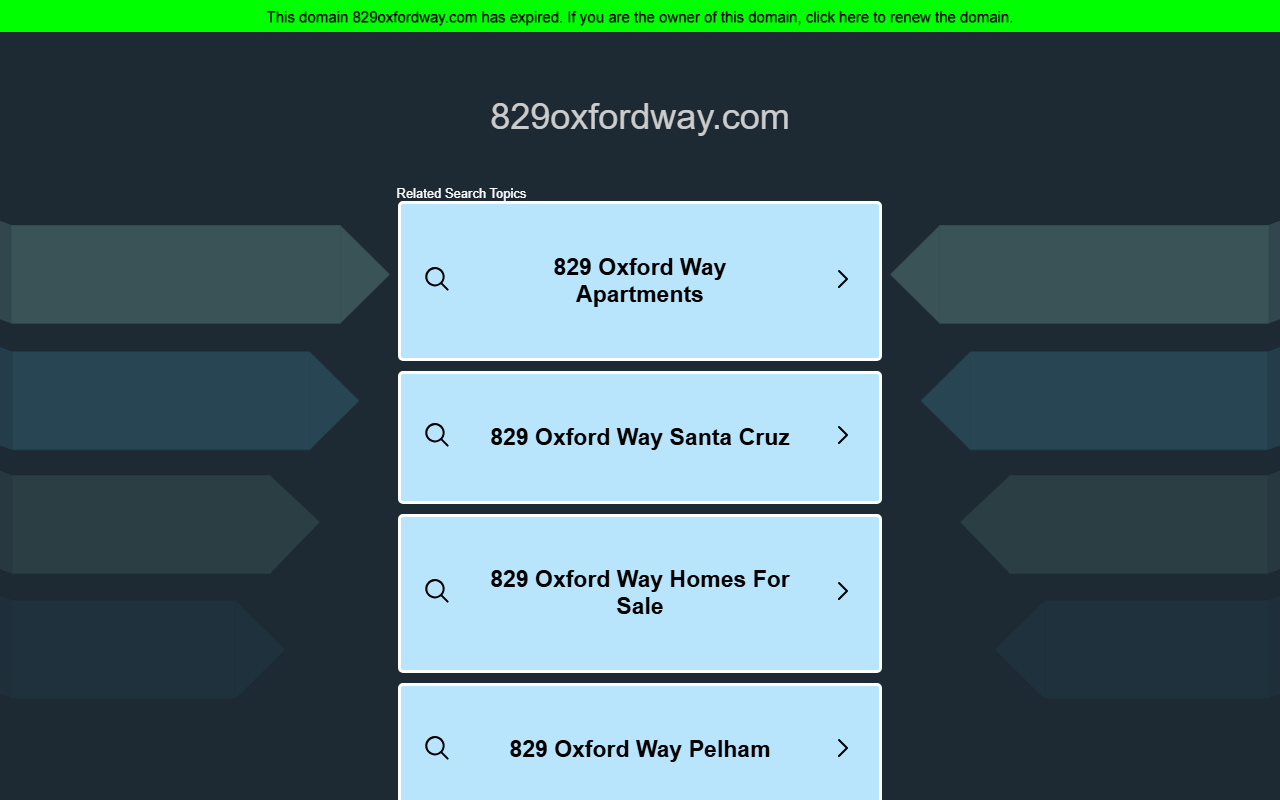 829oxfordway.com screenshot