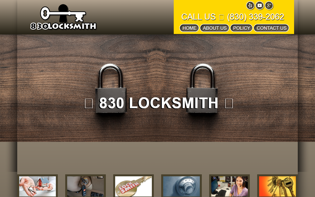 830locksmith.com screenshot