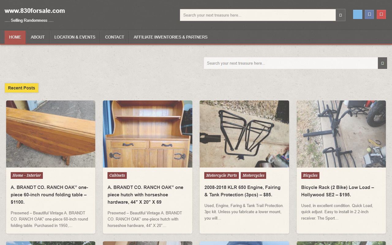 830partsvault.com screenshot