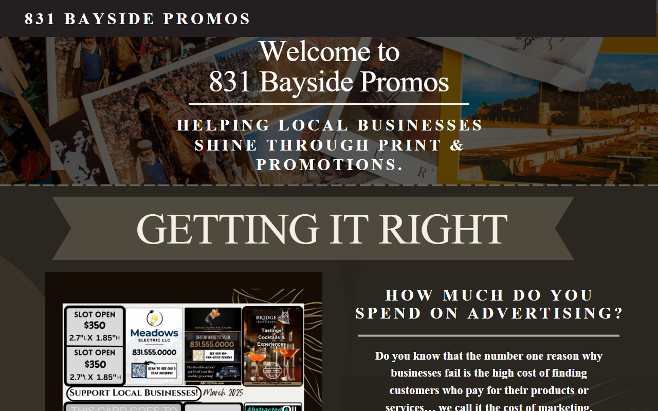 831baysidepromos.com screenshot
