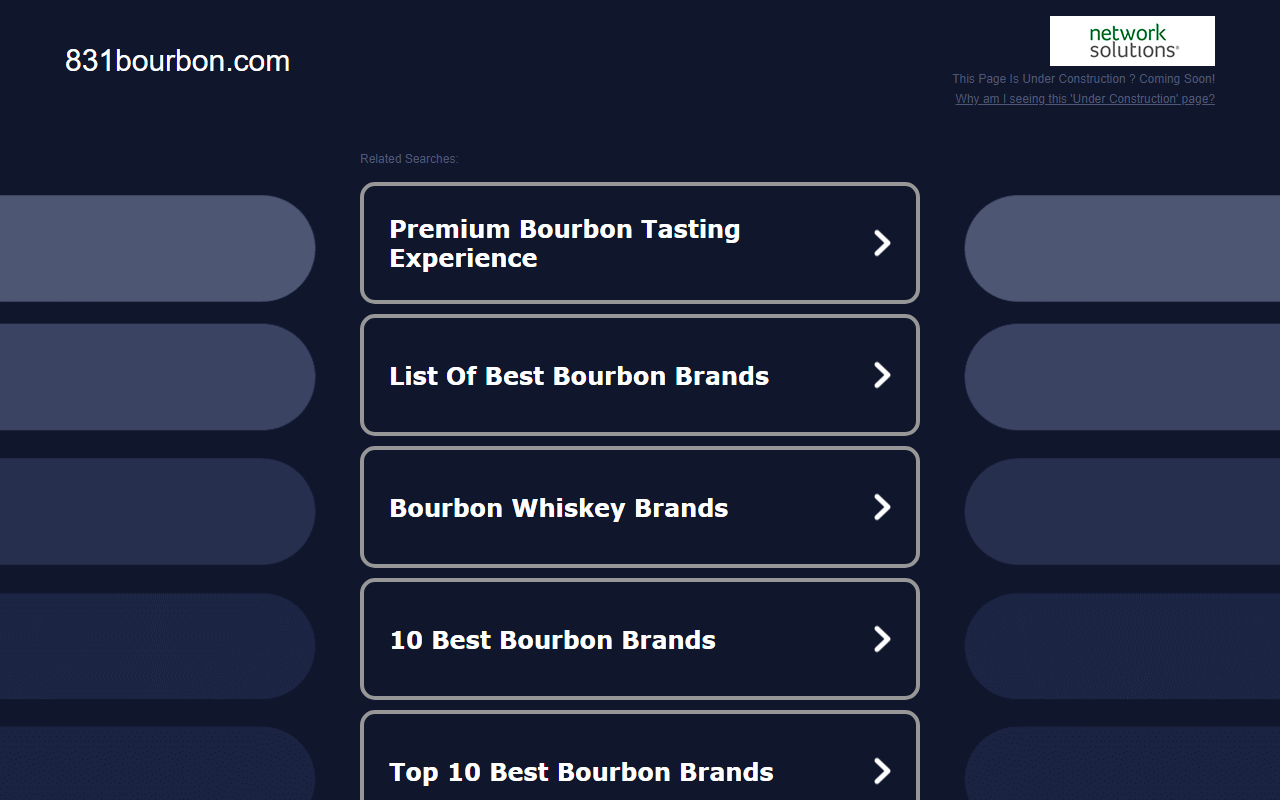 831bourbon.com screenshot