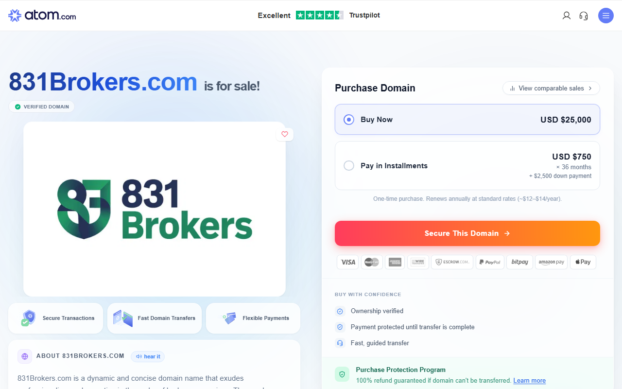 831brokers.com screenshot