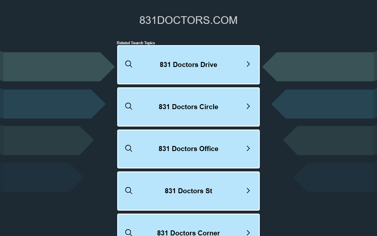 831doctors.com screenshot