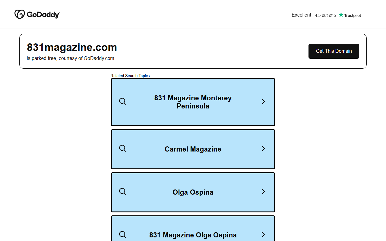 831magazine.com screenshot