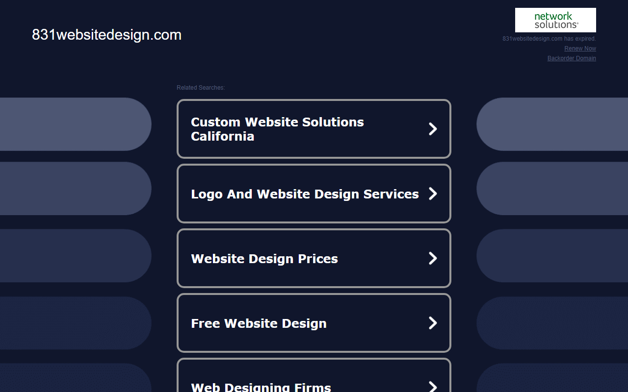 831websitedesign.com screenshot