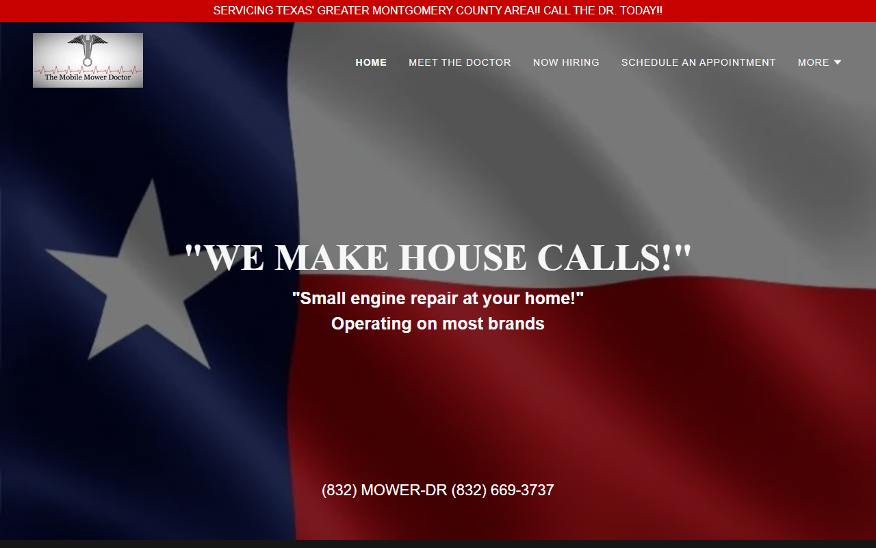832mowerdr.com screenshot