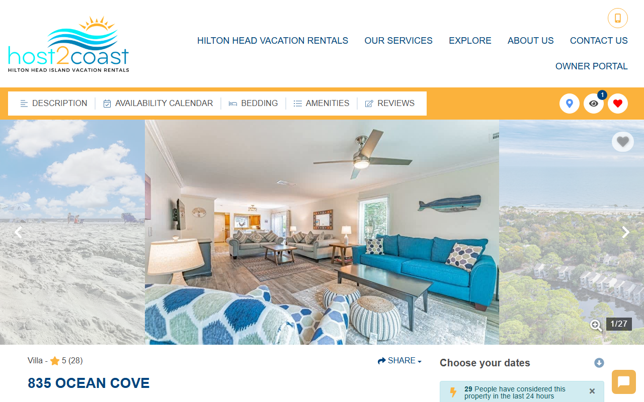 835oceancove.com screenshot