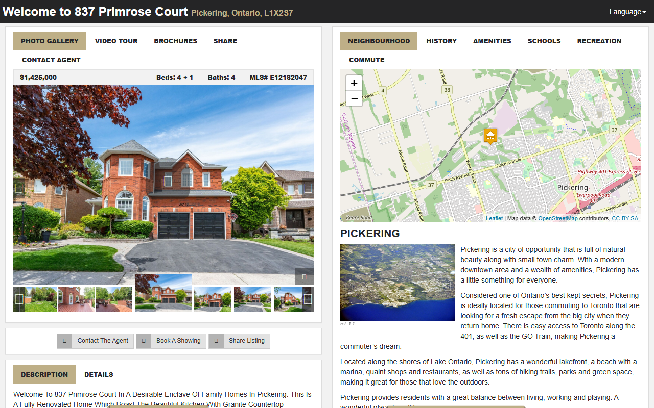 837primrose.com screenshot