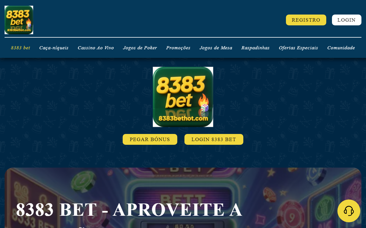 8383bethot.com screenshot