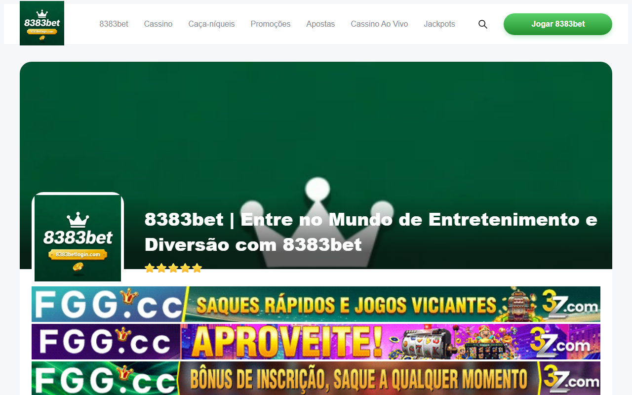 8383betlogin.com screenshot