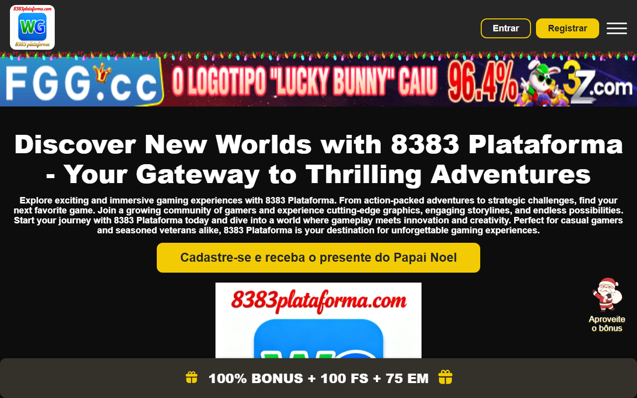 8383plataforma.com screenshot