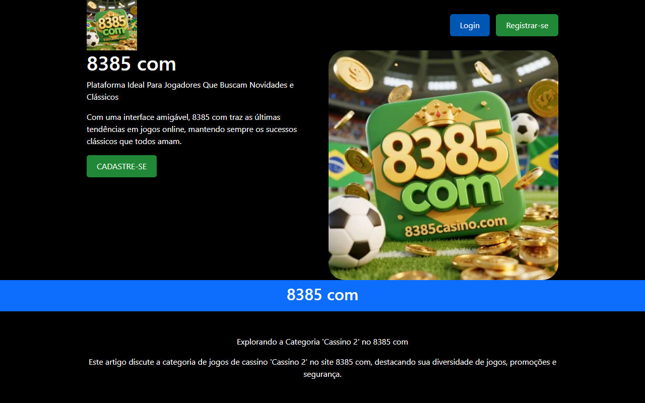 8385casino.com screenshot