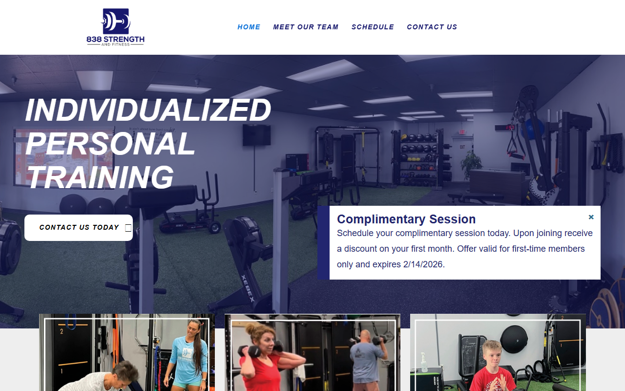 838strength.com screenshot