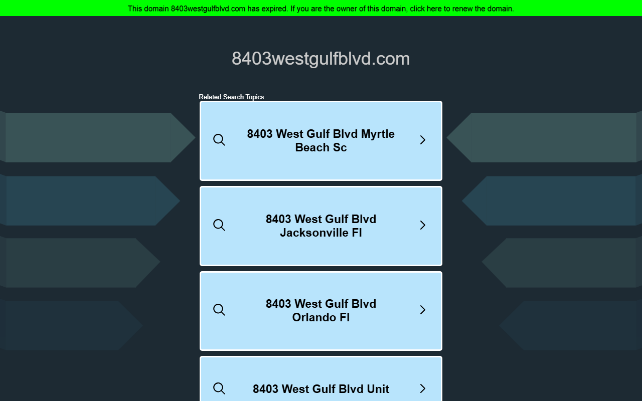 8403westgulfblvd.com screenshot