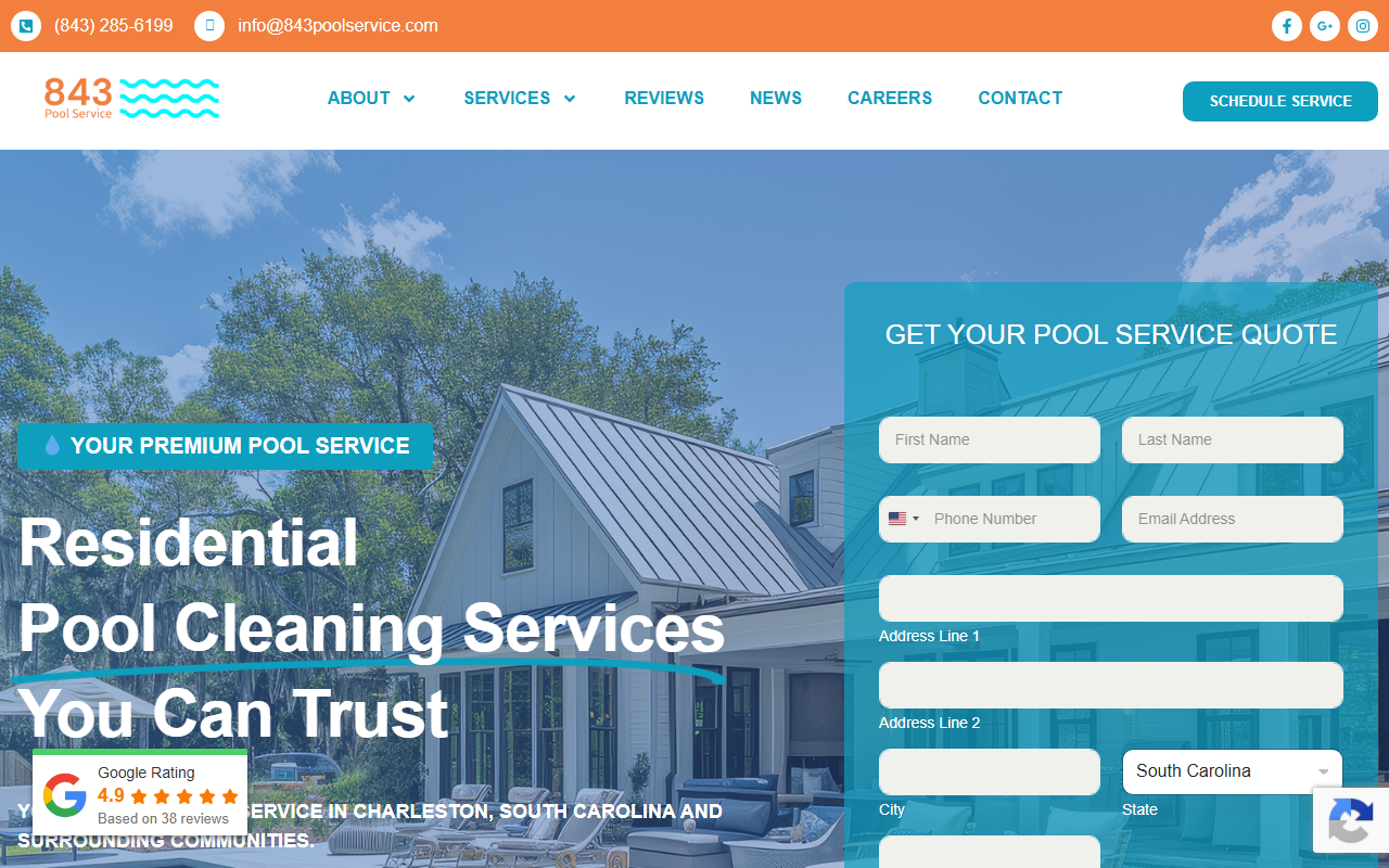 843poolservice.com screenshot