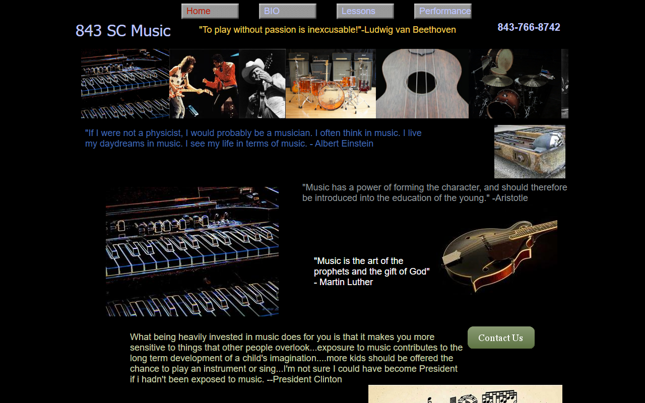 843scmusic.com screenshot