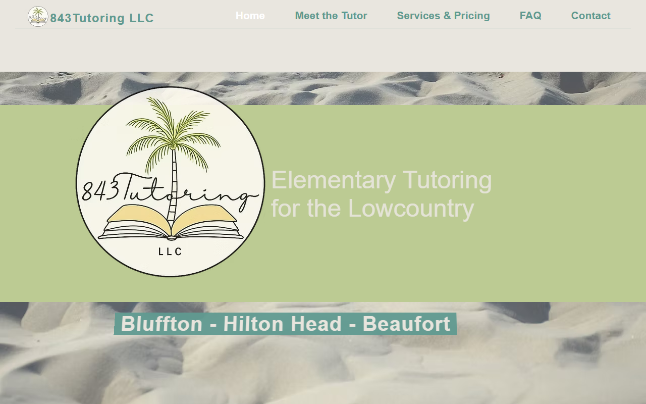 843tutoringllc.com screenshot