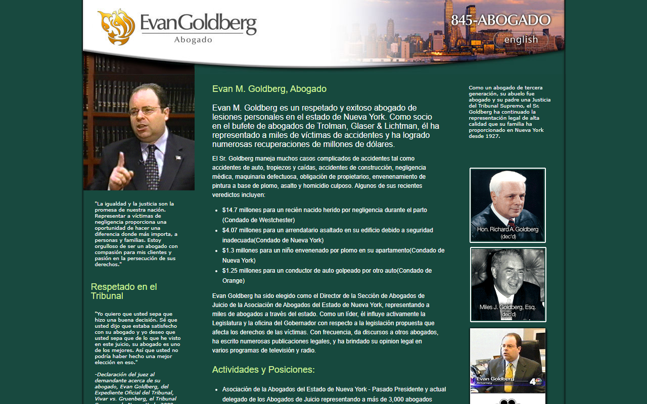 845abogados.com screenshot
