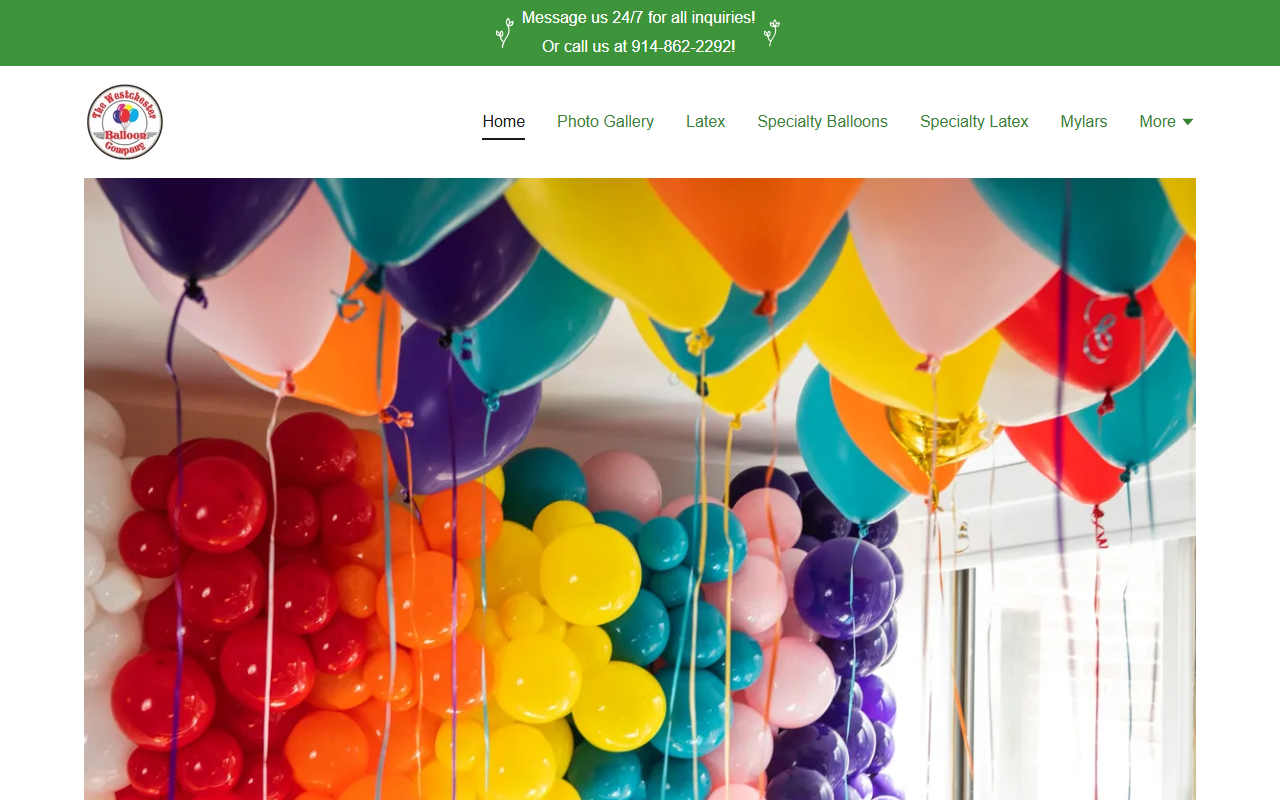 845balloons.com screenshot