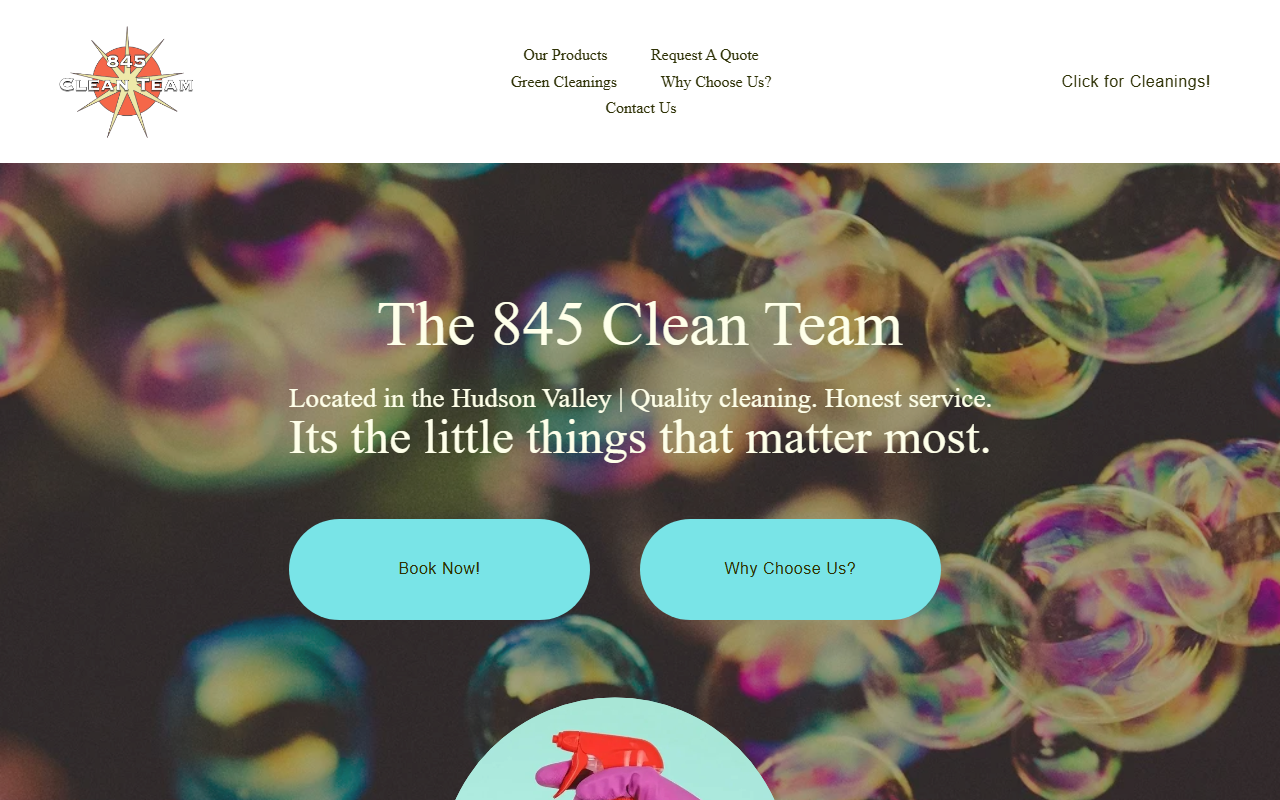 845cleanteam.com screenshot