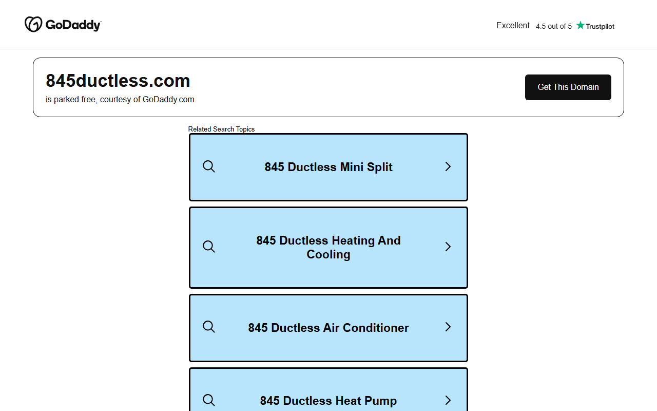 845ductless.com screenshot