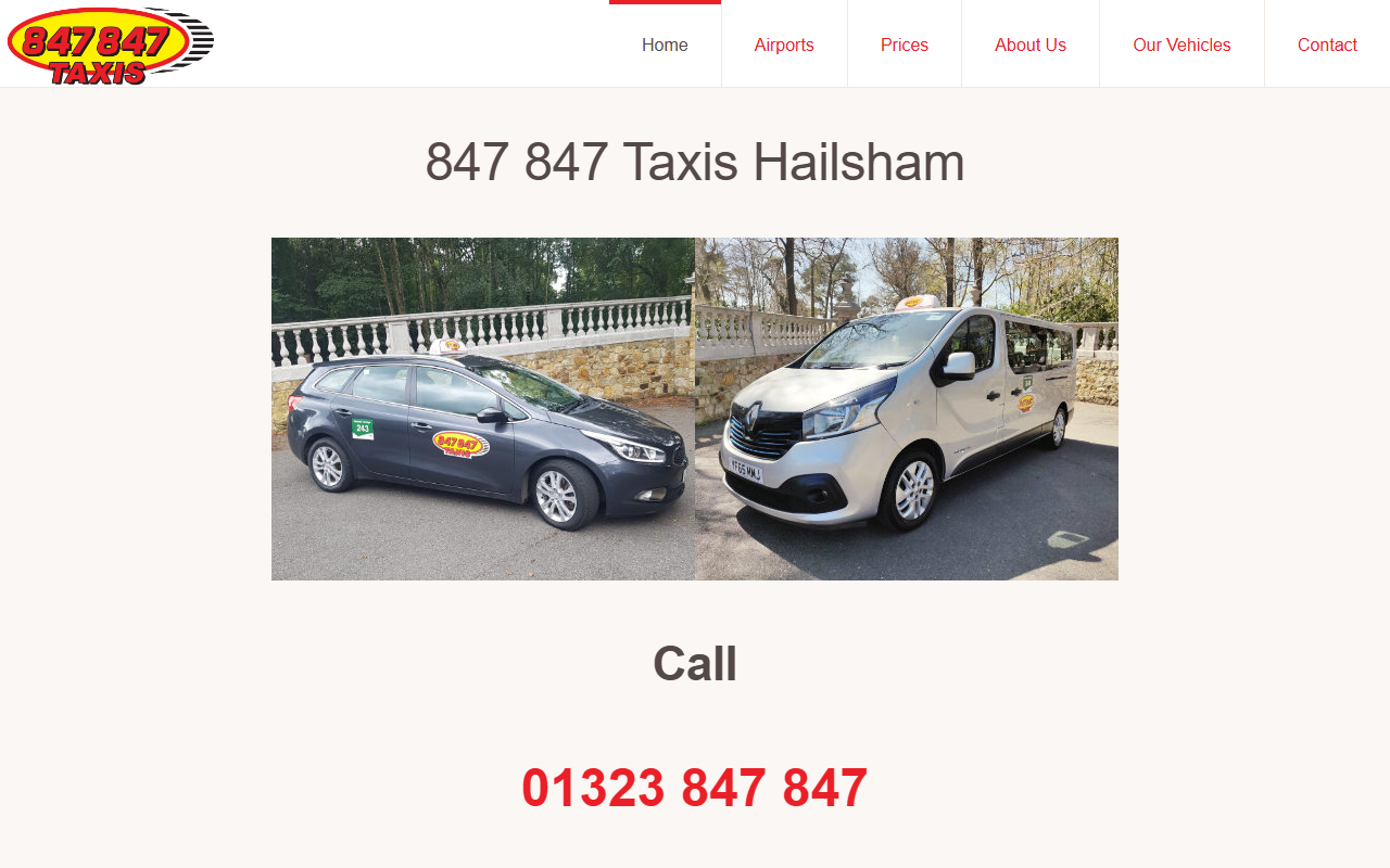 847847taxis.com screenshot