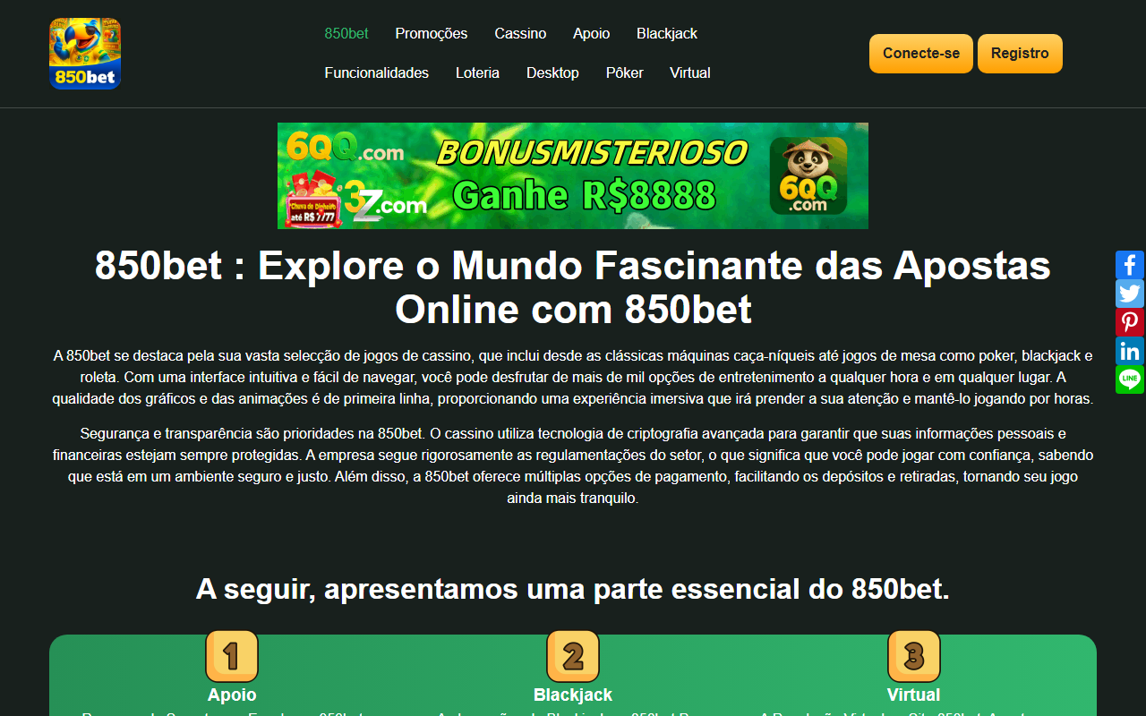 850betgaming.com screenshot