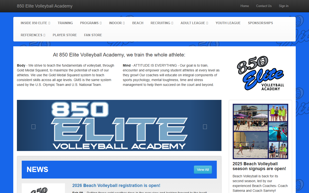 850elitevc.com screenshot