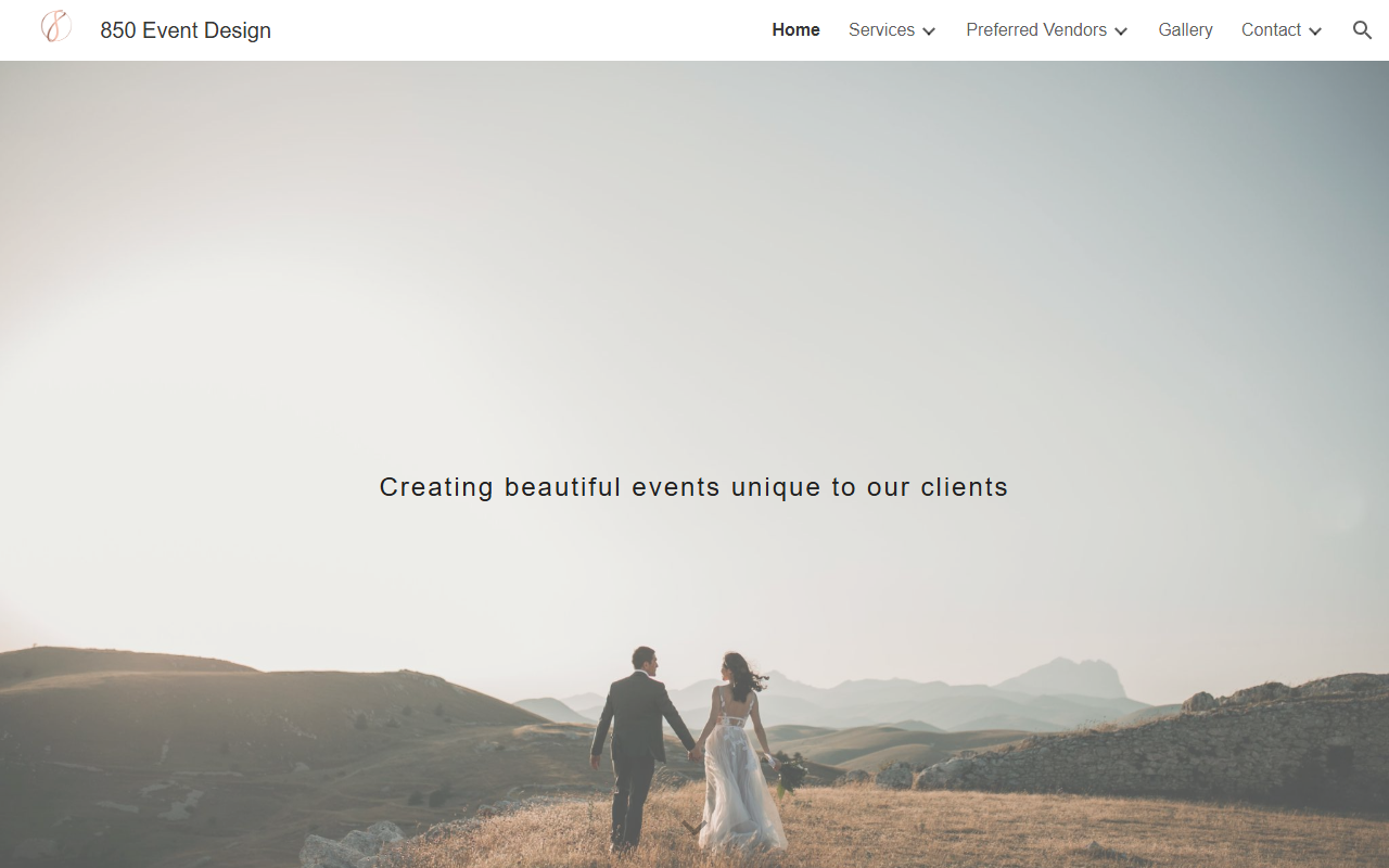 850eventdesign.com screenshot