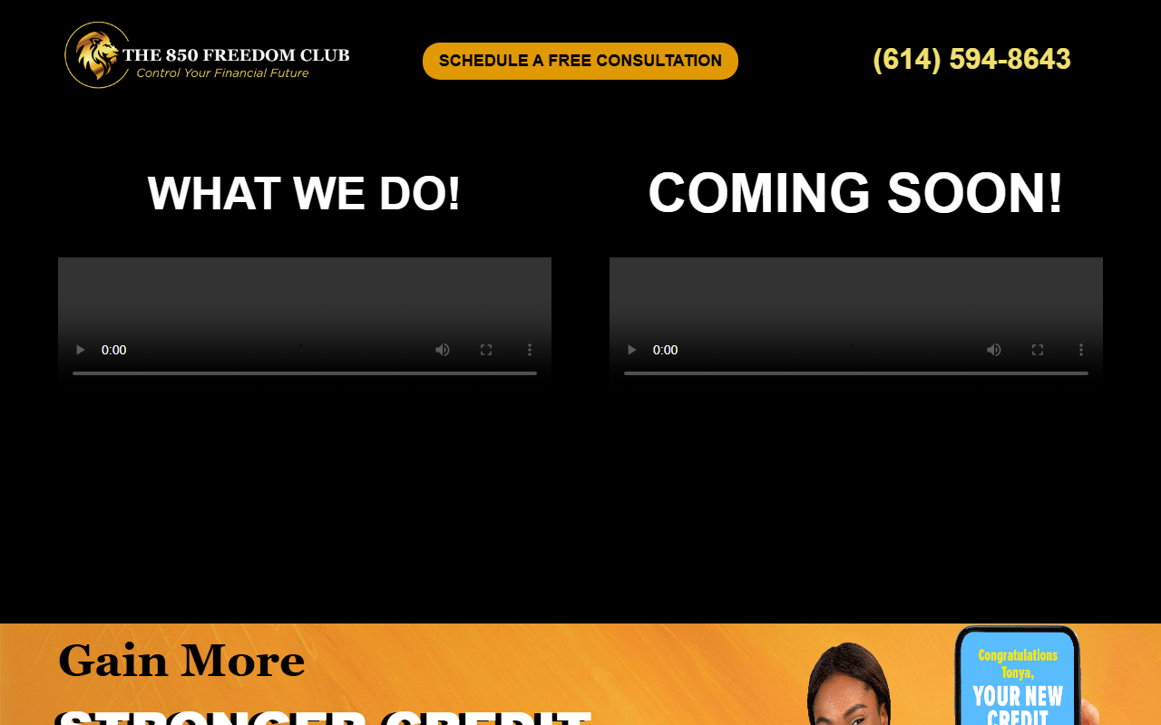 850freedom.com screenshot