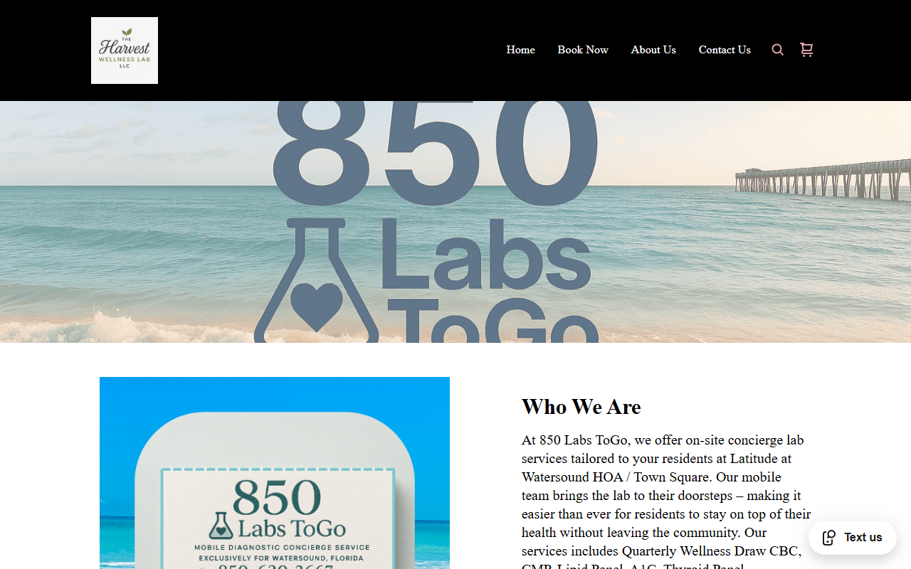 850labstogo.com screenshot