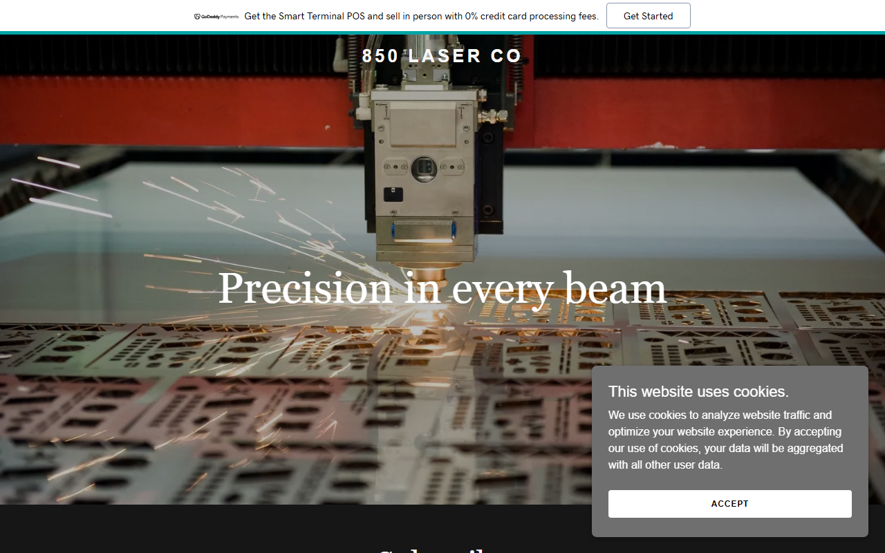 850laserco.com screenshot