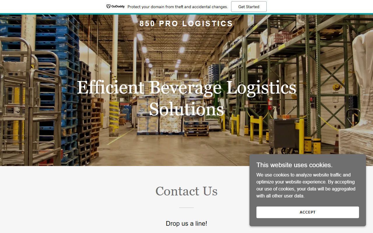 850prologistics.com screenshot
