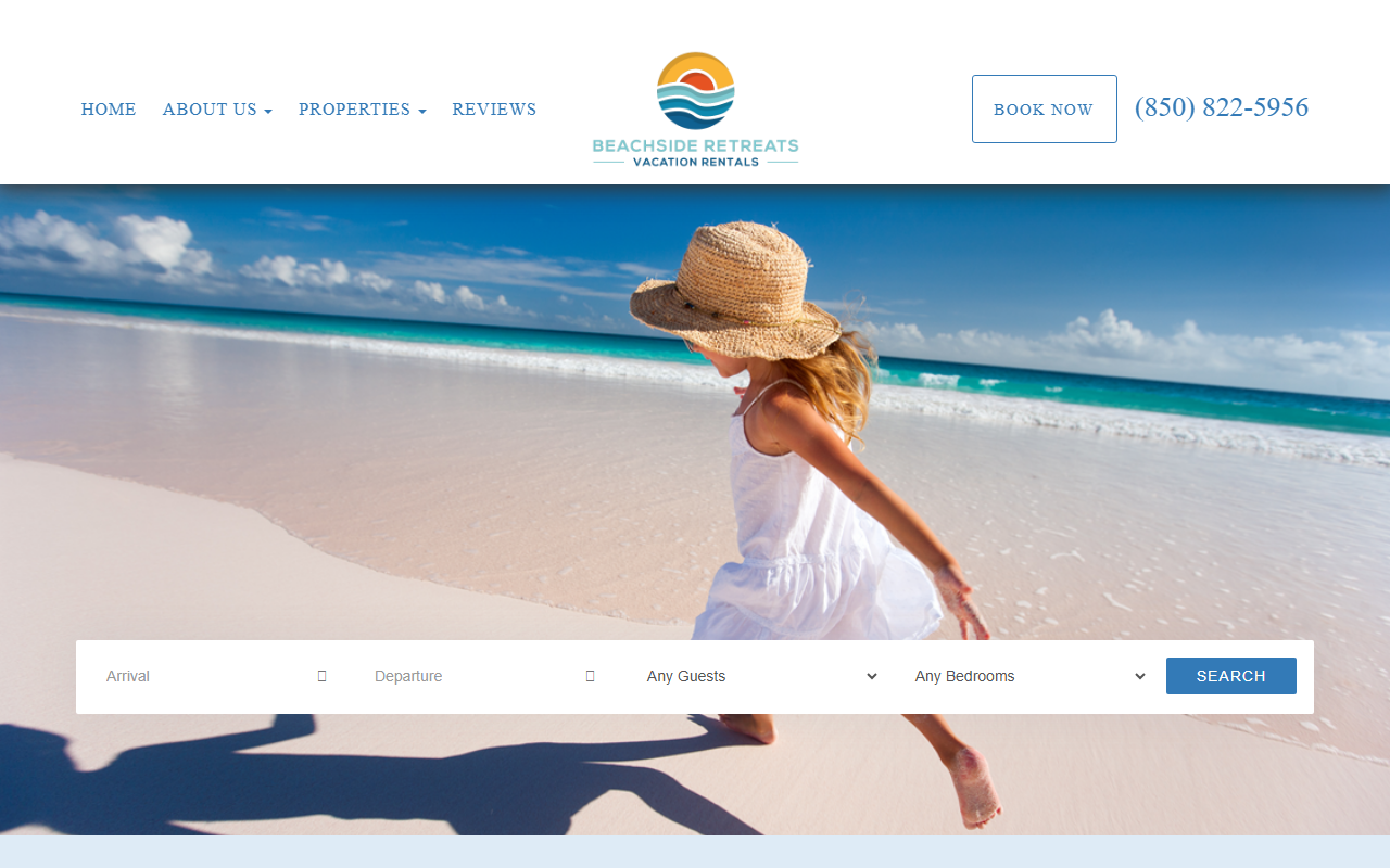 850rentals.com screenshot