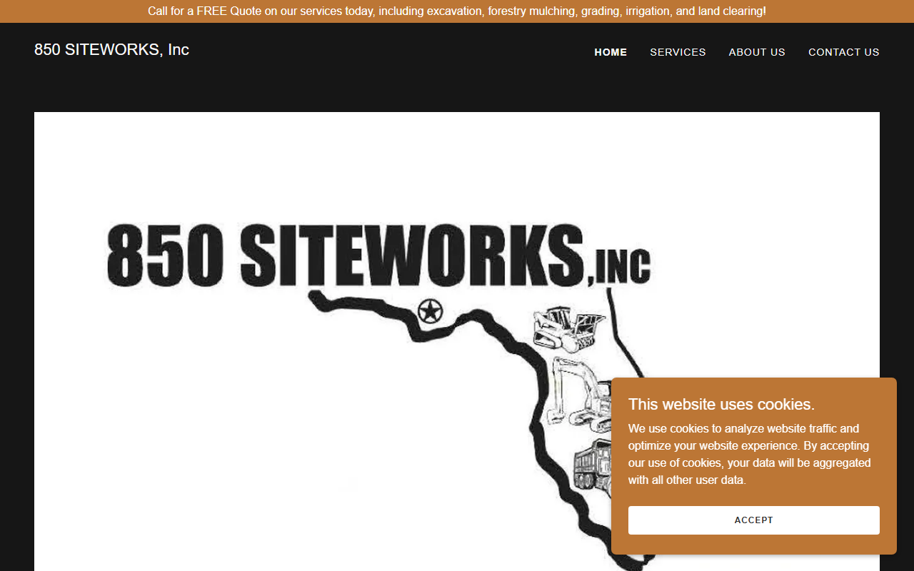 850siteworks.com screenshot