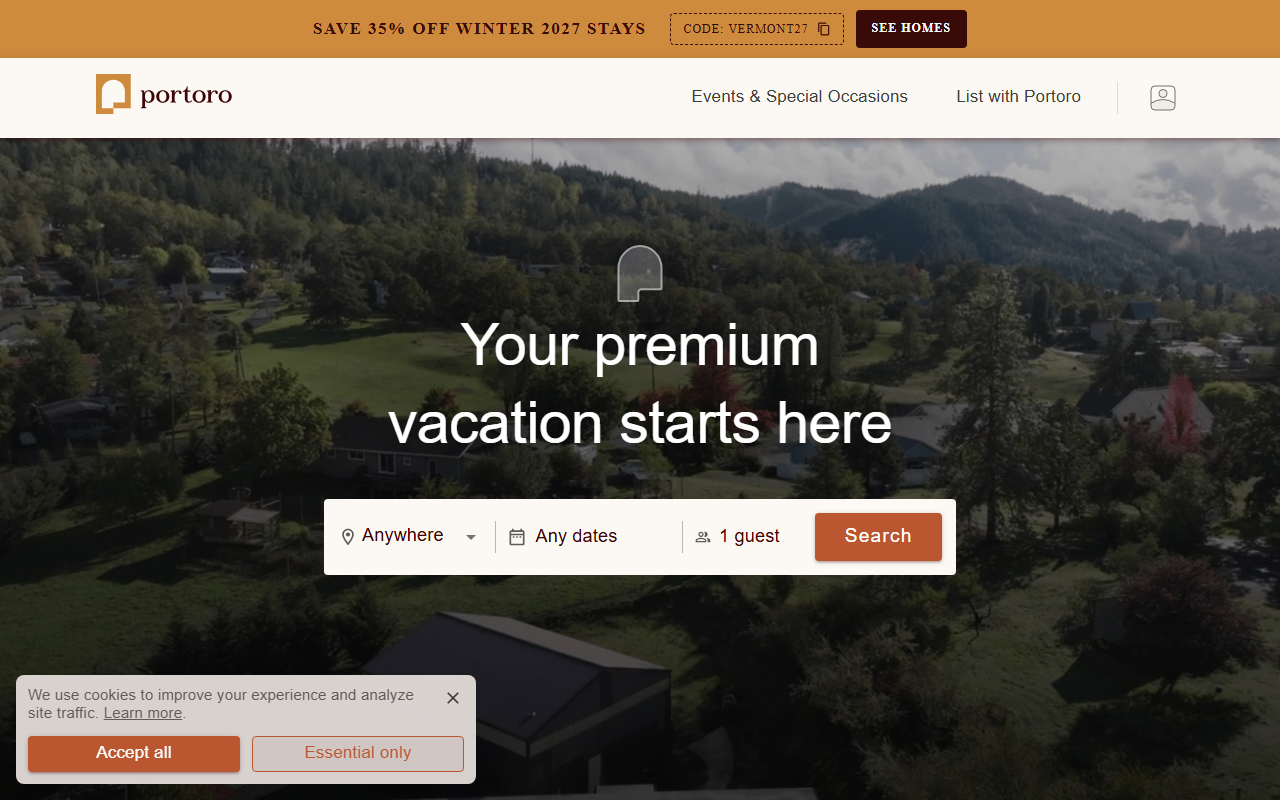 850vacation.com screenshot