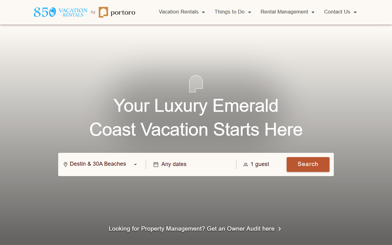 850vacations.com screenshot