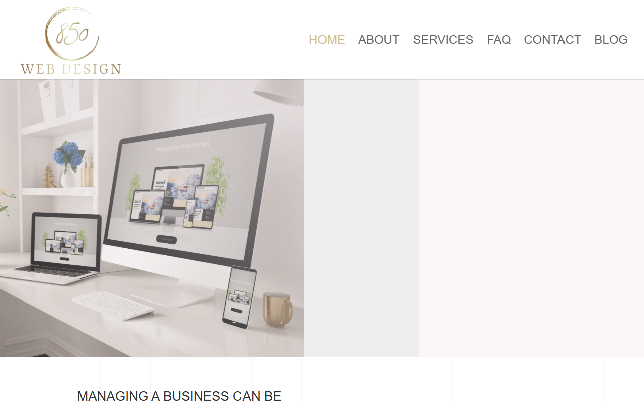 850webdesign.com screenshot