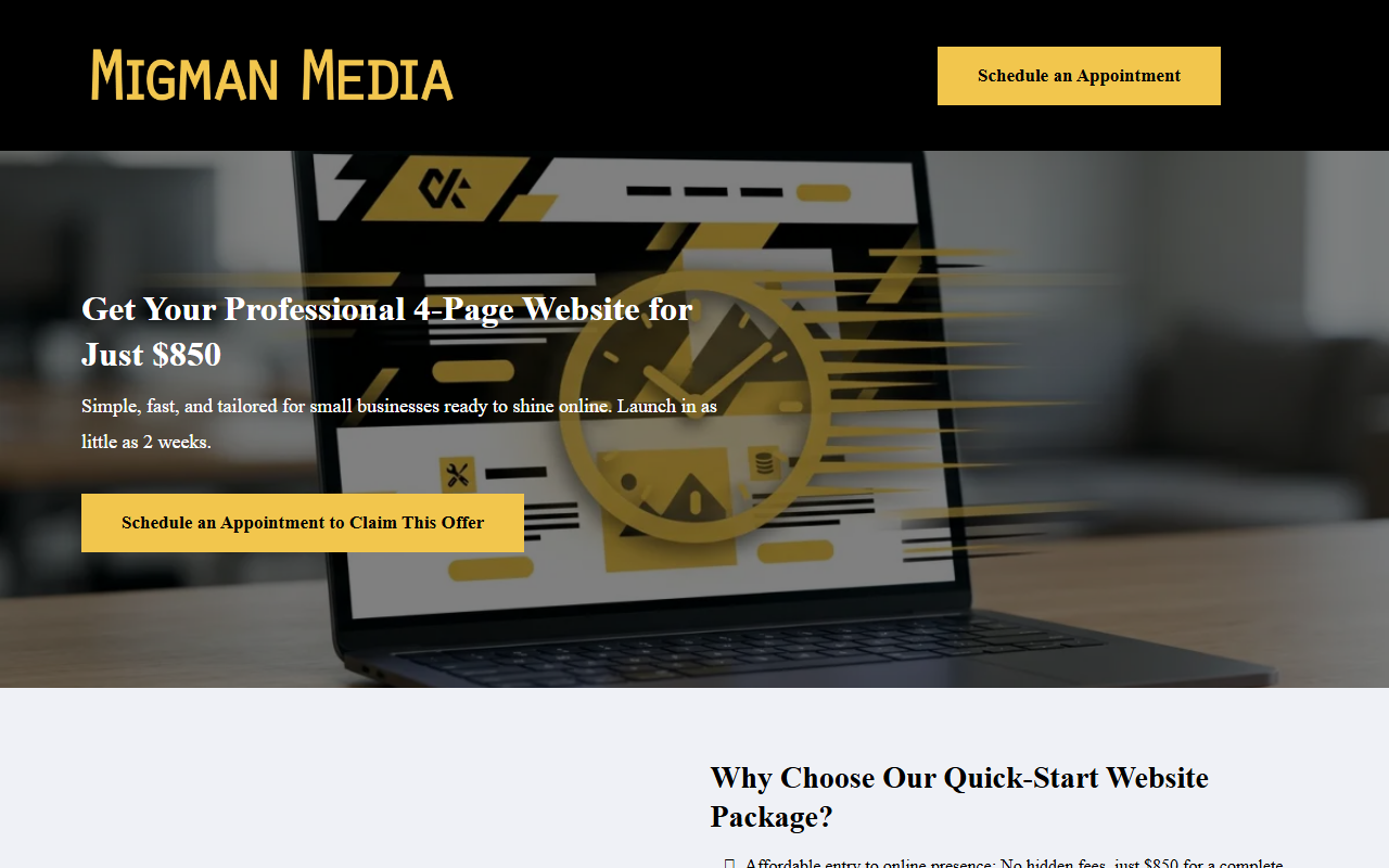 850websites.com screenshot