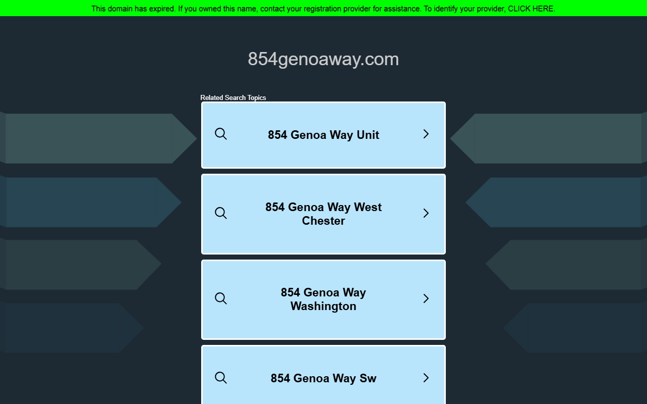 854genoaway.com screenshot