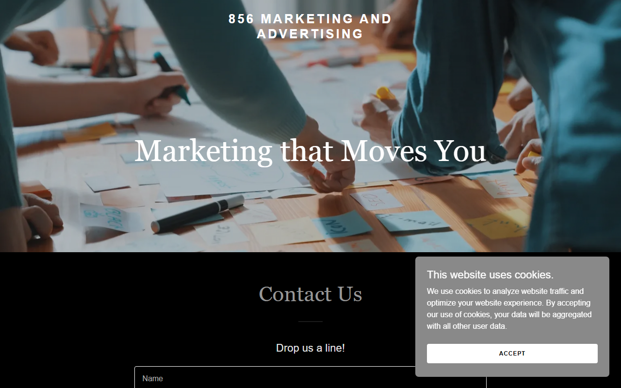 856marketing.com screenshot